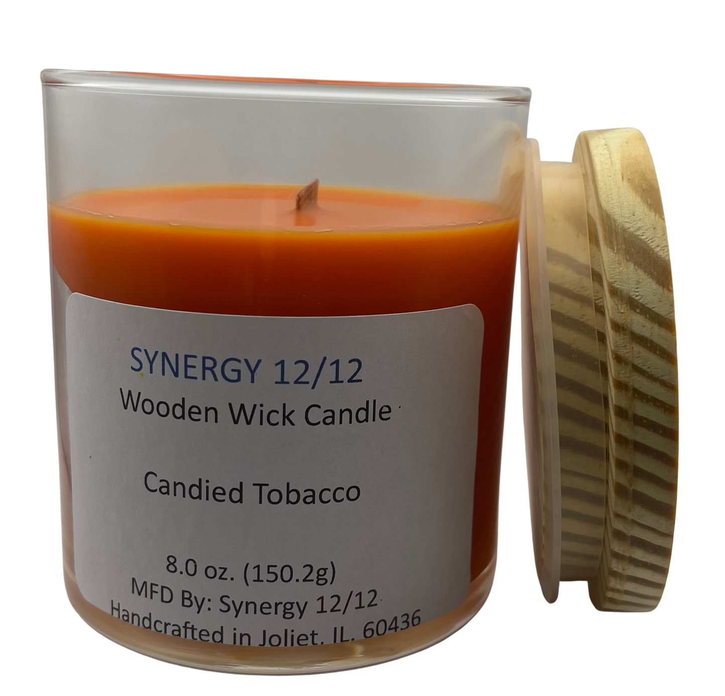 Candied Tobacco Wooden Wick Candle 8.0 oz (150.2g)