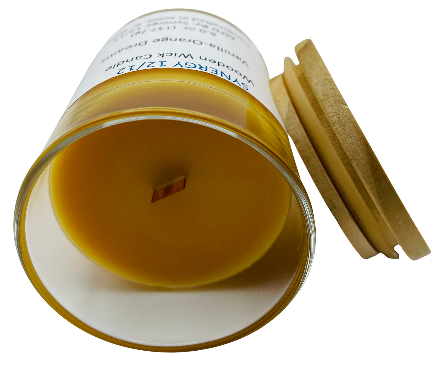 Vanilla-Orange Dreams Wooden Wick Candle 6.0 oz (137.2g)
