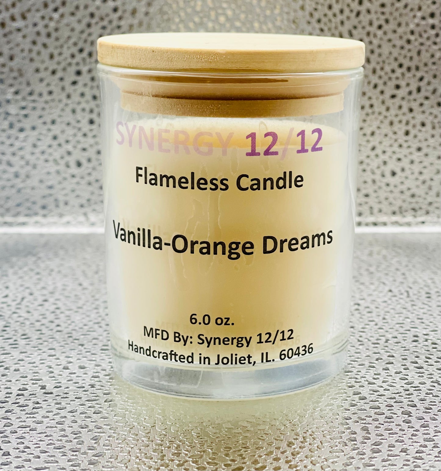 Flameless Candle (6.0 oz.) Vanilla-Orange Dreams